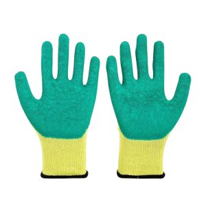 FABRIC GREEN GLOVES