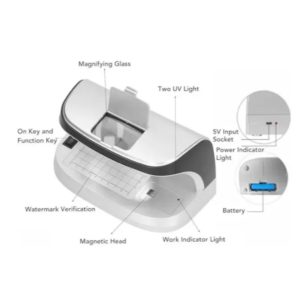 MULTI FUNCTION MONEY DETECTOR ALUMINIUM