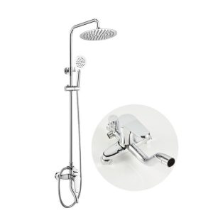 1608 SHOWER SET GREY WITH TAP